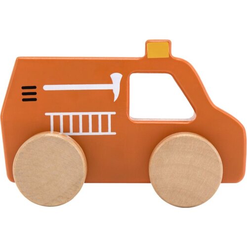 Tryco Wooden Fire Truck Toy autić od drva 1 kom Slike