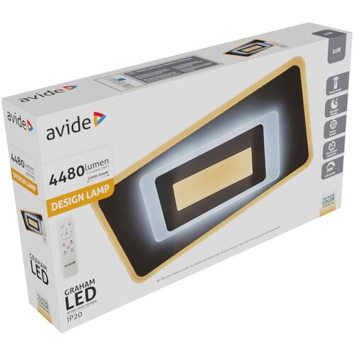 Avide 945583 Svetilka stropna LED Graham 51W CCT 4480 lm, (21643695) Slike