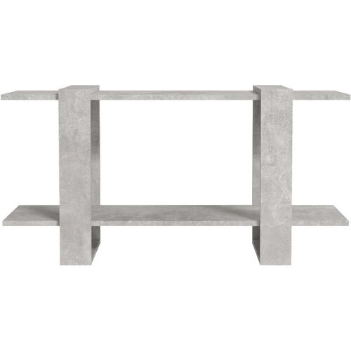  Knjižna omara betonsko siva 100x30x51 cm konstruiran les, (20705963) Slike