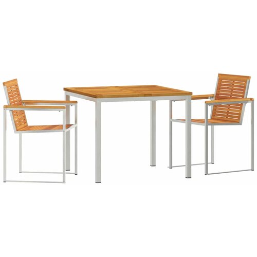vidaXL Komplet za jedilnico v vrtu 3 pcs Trden les akacije, (5000045433) Cene