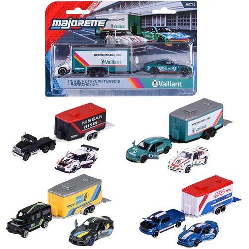 Simba Toys Majorette: Racing Deluxe autić s prikolicom, vi&amp;scaron;e vrsta, 1 komad - Slike