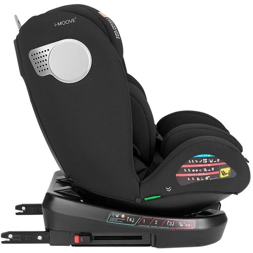 Kikka Boo autosjedalica i-Moove 2 i-Size, Grupa 0+, 1, 2, 3 (0-36 kg) (40-150 cm) - Black Slike