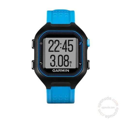 Garmin GPS Sat za trčanje Forerunner 25 sa pulsmetrom (Crna/Plava) - 010-01353-11 Slike