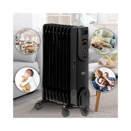 Camry Electric oil heater with remote control CAMRY CR 7814 13 fins, 2500 W black Cijene