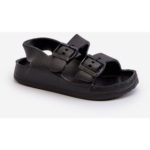 Big Star Children's lightweight sandals with buckles Black Cijene