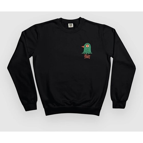 The Dudes Bird Head Classic Pulover black Cene