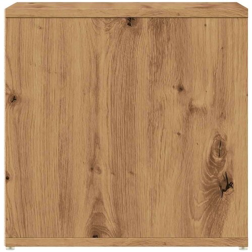 VidaXL kutija s ladicom Artisan hrast 40,5x40x40 cm izrađeno drvo Slike