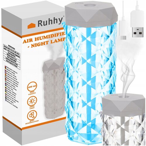 Ruhhy 2v1 LED RGB vlažilec zraka difuzor 400ml izparjevalnik in nočna lučka, (21676045) Cene