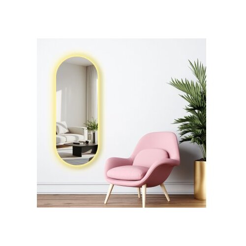 Hanah home ogledalo sa LED osvetljenjem Ledayna-004, 52 x 135 cm, &amp;Scaron;areno Slike