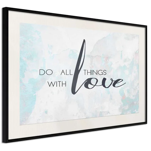  Poster - With Love 45x30