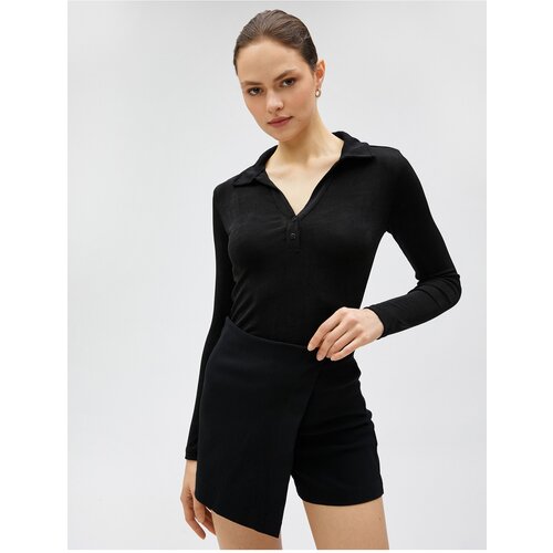 Koton Polo Neck T-Shirt Long Sleeve Slike
