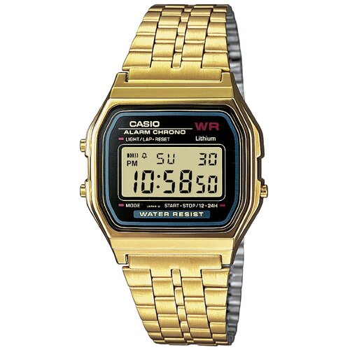 Casio Ženski sat A159WGEA-1 zlatni Cene