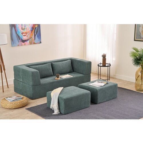 Atelier Del Sofa pirgos - Green Green 2-Seat Sofa-Bed Slike