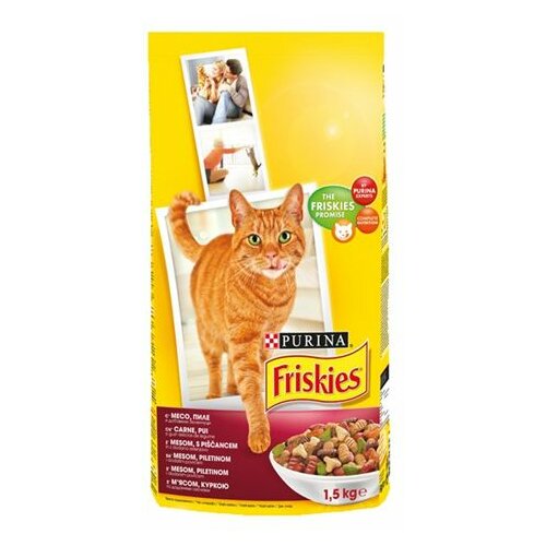 Purina Friskies granule za mačke - Piletina 1.5kg Slike