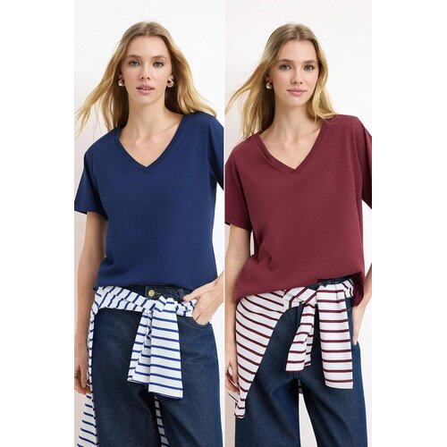 TRENDYOLMILLA Ženski set majici TWOSS23TS00002, Višebojni Cene