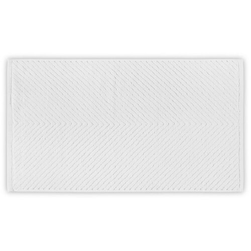 Foutastic Bela bombažna brisača 71x40 cm Chevron - Foutastic Cene