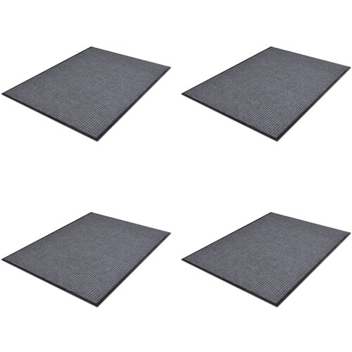 vidaXL PVC Predpražniki 4 kosi sivi 90x60 cm Cene