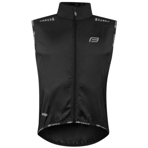 Force Prsluk v48, windstopper, crni l ( 899635-L ) Slike