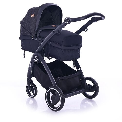 Lorelli ADRIA Kolica Black 2u1 SET: Ko&amp;scaron;ara + Putna Torba + Zimska Navlaka (do 15 kg) Slike