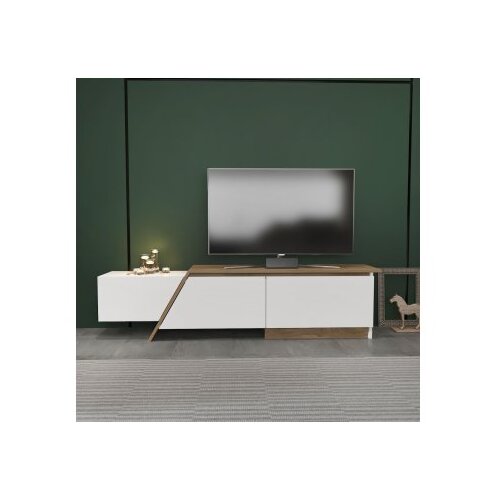 Hanah home tv polica zonas white walnut Cene