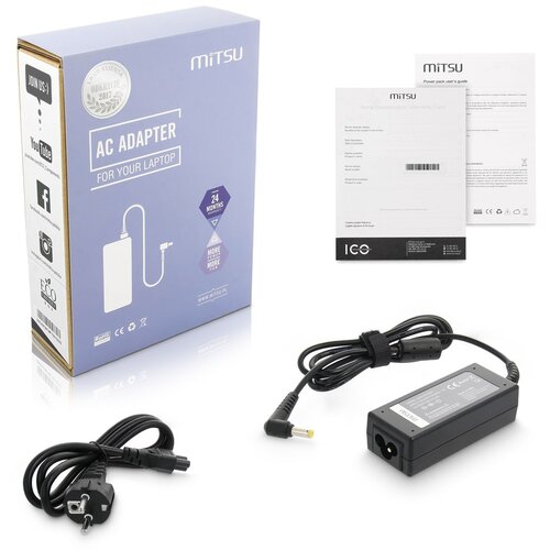MITSU notebook charger/ power supply ZM/ACE19237 19v 2.37a (5.5x1.7) - acer 45W Slike