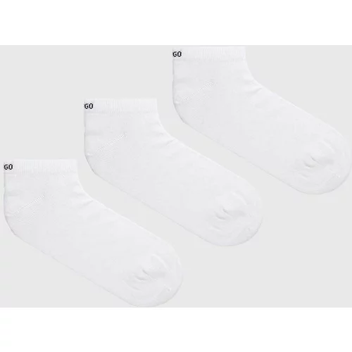 Hugo Čarape 6-pack za muškarce, boja: bijela