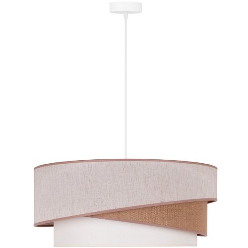  Duolla - Visilica na sajli KOBO 1xE27/15W/230V &amp;Oslash; 45 cm bež/braon/bela Slike