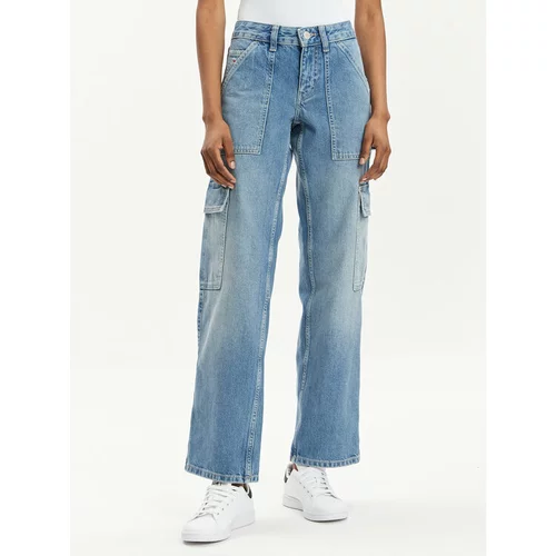 Tommy Jeans Jeans hlače Sophie DW0DW17553 Modra Straight Fit