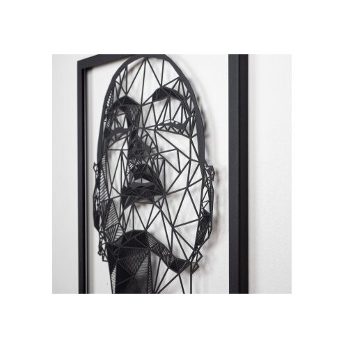 Wallxpert APT091MS Zidna dekoracija Antonietta, 45x70cm, Crna Slike