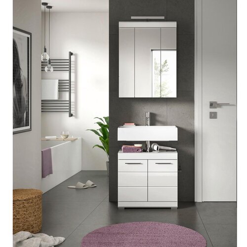 MID.YOU Kopalnica Scout, Bela, 2-Delna, Z Osvetlitvijo Cene