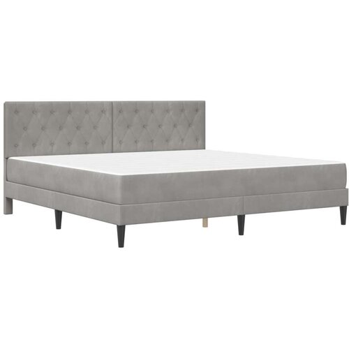  Okvir kreveta s madracem Svijetlo siva 180 x 200 cm Bar&amp;scaron;un Slike
