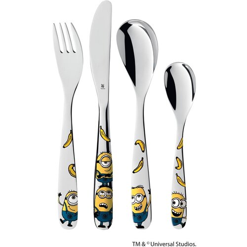 Wmf 4-dijelni set dječjeg pribora za jelo od nehrđajućeg čelika Minions Slike
