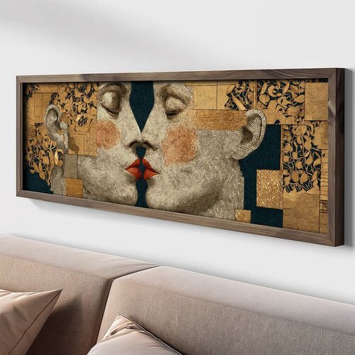 WALLXPERT LAC134-150 Multicolor Decorative Framed MDF Painting Cene