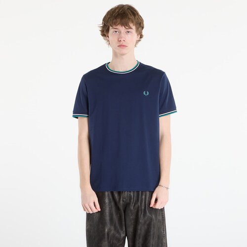 Fred Perry Majice Twin Tipped T-Shirt Tnsbl/ Snwht/ Dpmt XL Cene