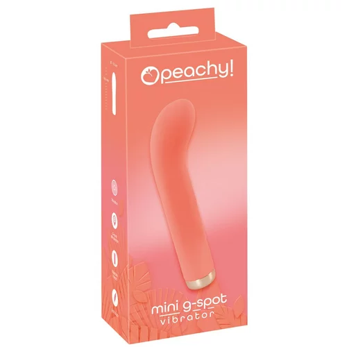Peachy You2Toys - ! mini vibrator za G-točko z možnostjo ponovnega polnjenja (breskev)