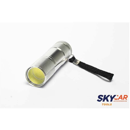 Skycar lampa 9LED aluminium Slike
