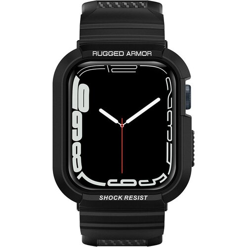 Spigen rugged armor pro ovitek za apple watch 4/5/6/7/8/SE 44/45MM črn, (21974558) Cene