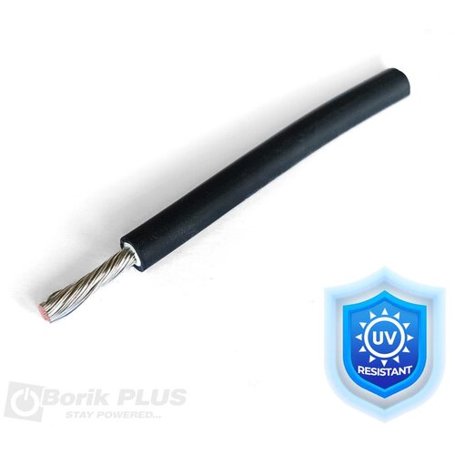 Solen Kablo Solarni kabl 10mm licnasti CRNI UV Slike