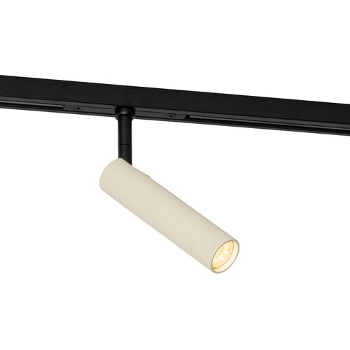 QAZQA Moderne spot beige met zwart voor railsysteem 1-fase Cene