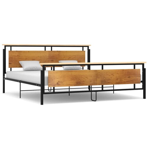  Okvir za krevet metalni 200 x 200 cm Slike