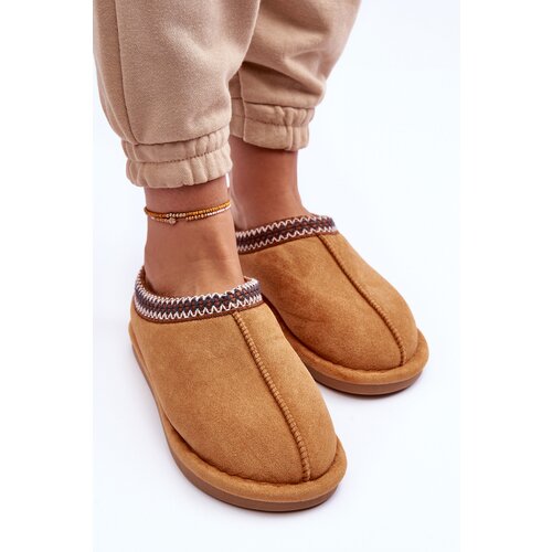 Boto Women&amp;#039;s Suede Slippers With Faux Fur Brown Polinna Slike