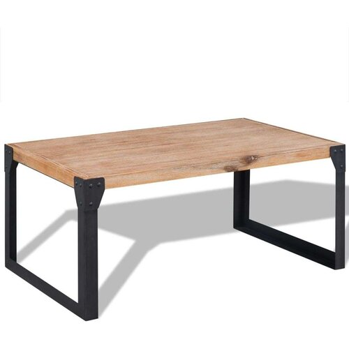  Stolić za Kavu od Masivnog Bagremovog Drveta 100x60x45 cm Cijene