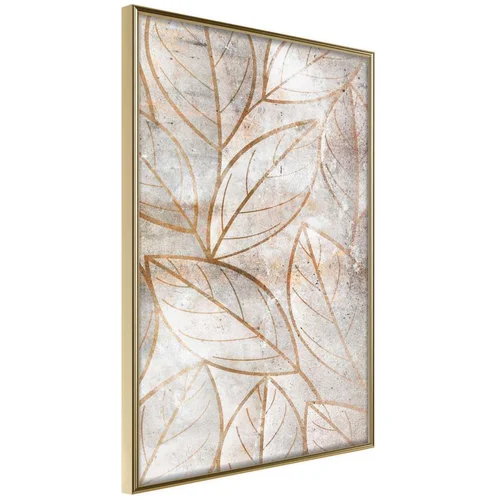  Poster - Copper Leaves 30x45