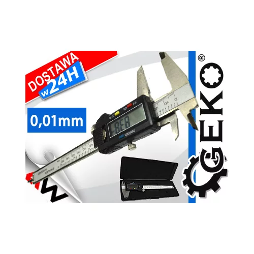 Geko Elektronski izboklini 150 mm 0,01 mm v plastični škatli / (21110760)