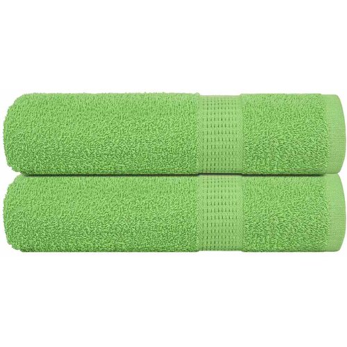 Ručnici za kupanje FROGN 2 kom jabukasto zelene 100x150 cm 360 g/m&amp;sup2; Slike