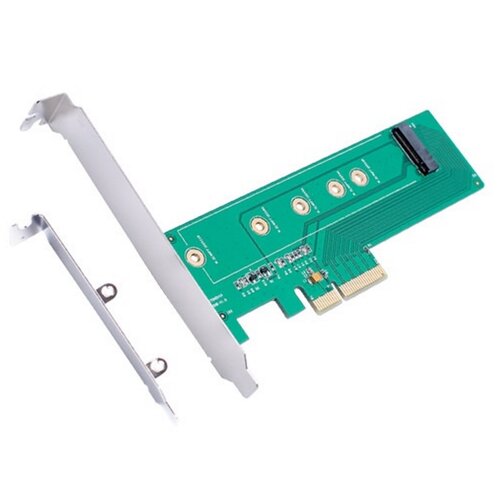 E-green PCI Express M.2 (NGFF/SSD) na PCI Express SATA 4 x 3.0 Adapter Cene