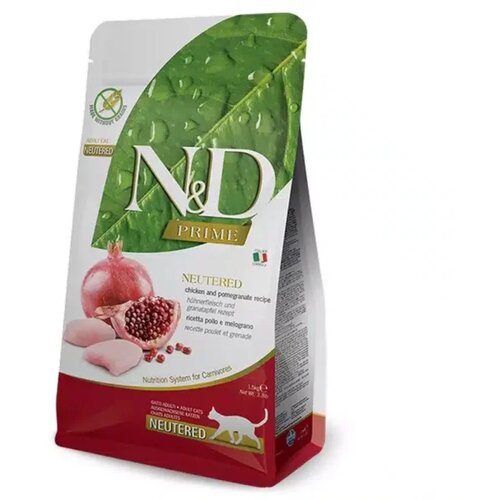 N&d prime Cat Neutered Chicken & Pomegranate 300 g Cene