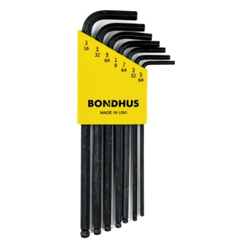 Bondhus 10945 ProGuard HEX 5/64-3/16 Set dugih inčnih imbus ključeva sa kugličnom glavom 7 kom ( 10945 ) Cene