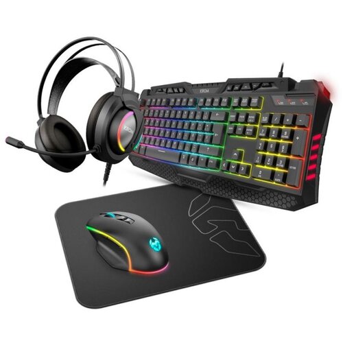 Krom KRITIC RGB Rainbow Gaming Set, (21405657) Cene