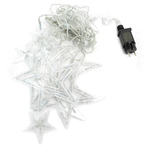Aigostar led spolja&amp;scaron;nja božićna svetlosna girlanda 120xLED/6W/230V/8 funkcija 3x0,6m IP44 hladno belado Slike